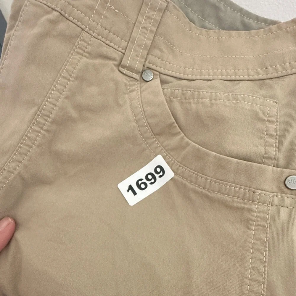 Kuhl Radikl Mens 30x32 Khaki Tan Articulated Knee Rugged Outdoor Hiking Pants